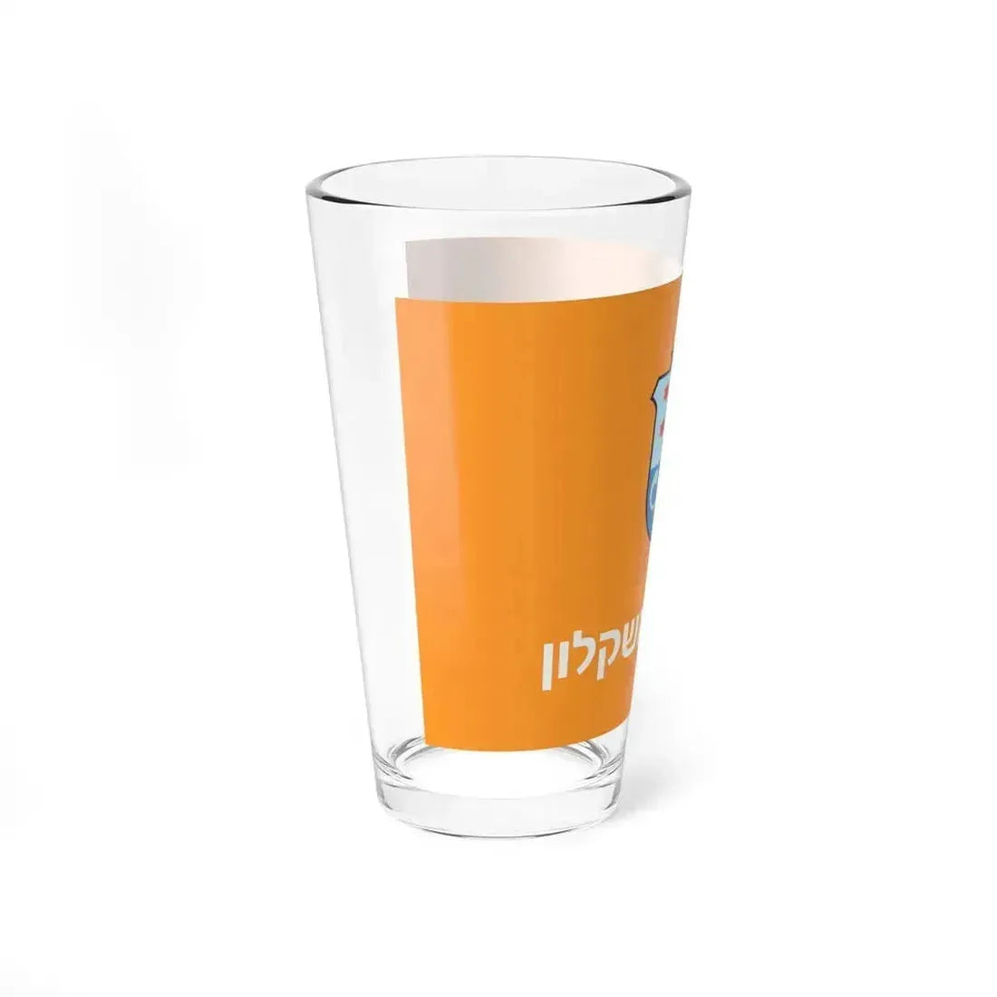 Flag of Ashkelon Israel - Pint Glass 16oz - Go Mug Yourself