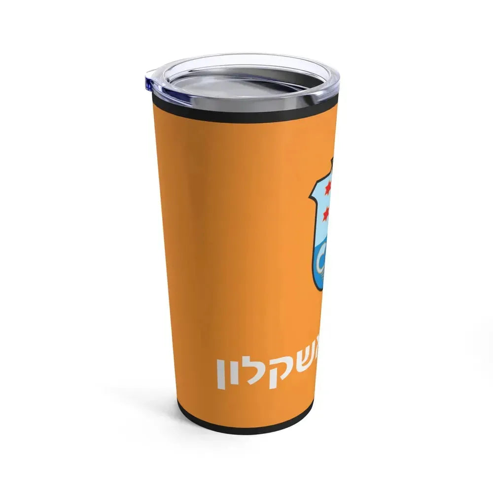 Flag of Ashkelon Israel - Tumbler 20oz - Go Mug Yourself