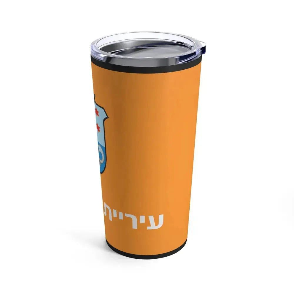 Flag of Ashkelon Israel - Tumbler 20oz - Go Mug Yourself