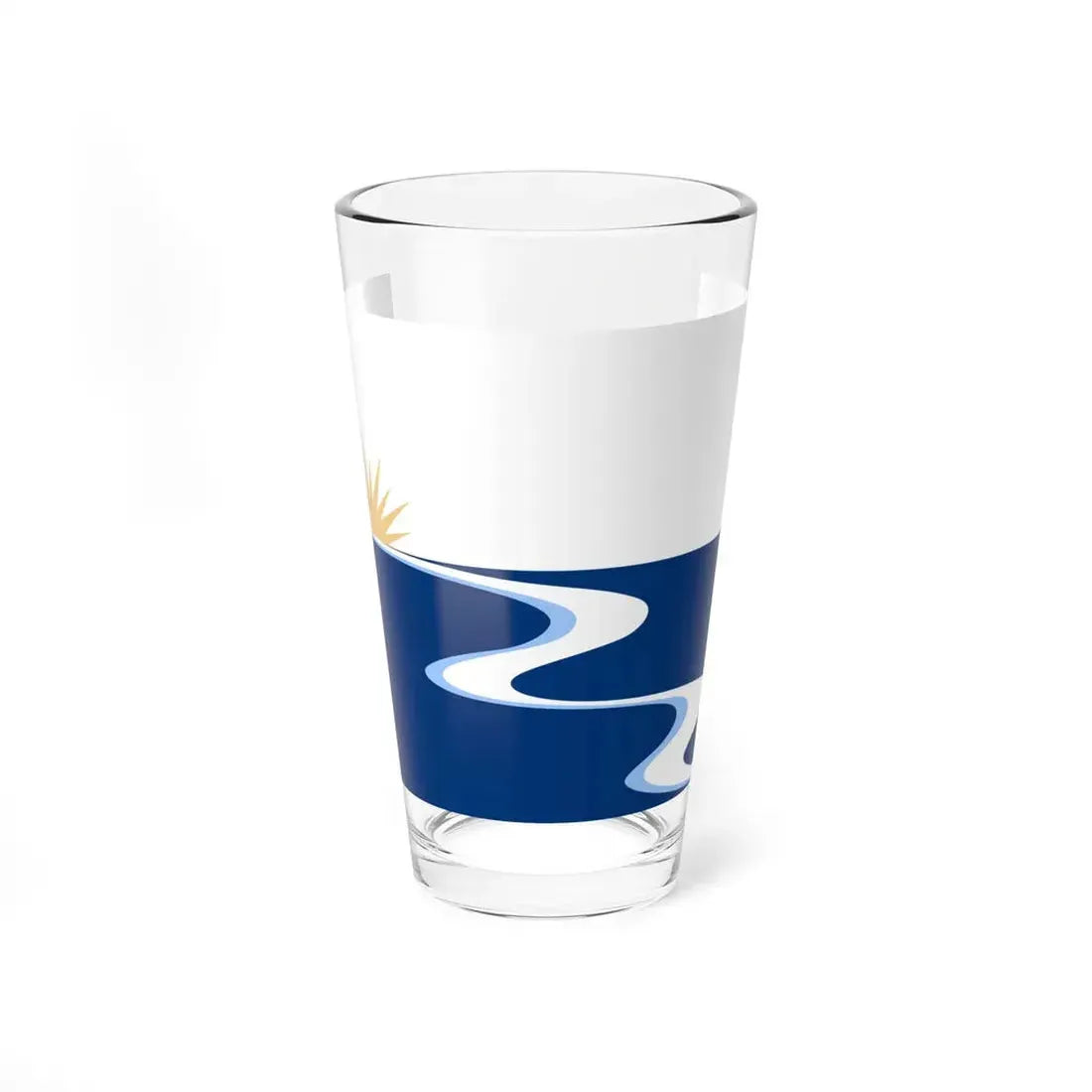 Flag of Ashland Nebraska (United States) Pint Glass 16oz 16oz - Go Mug Yourself