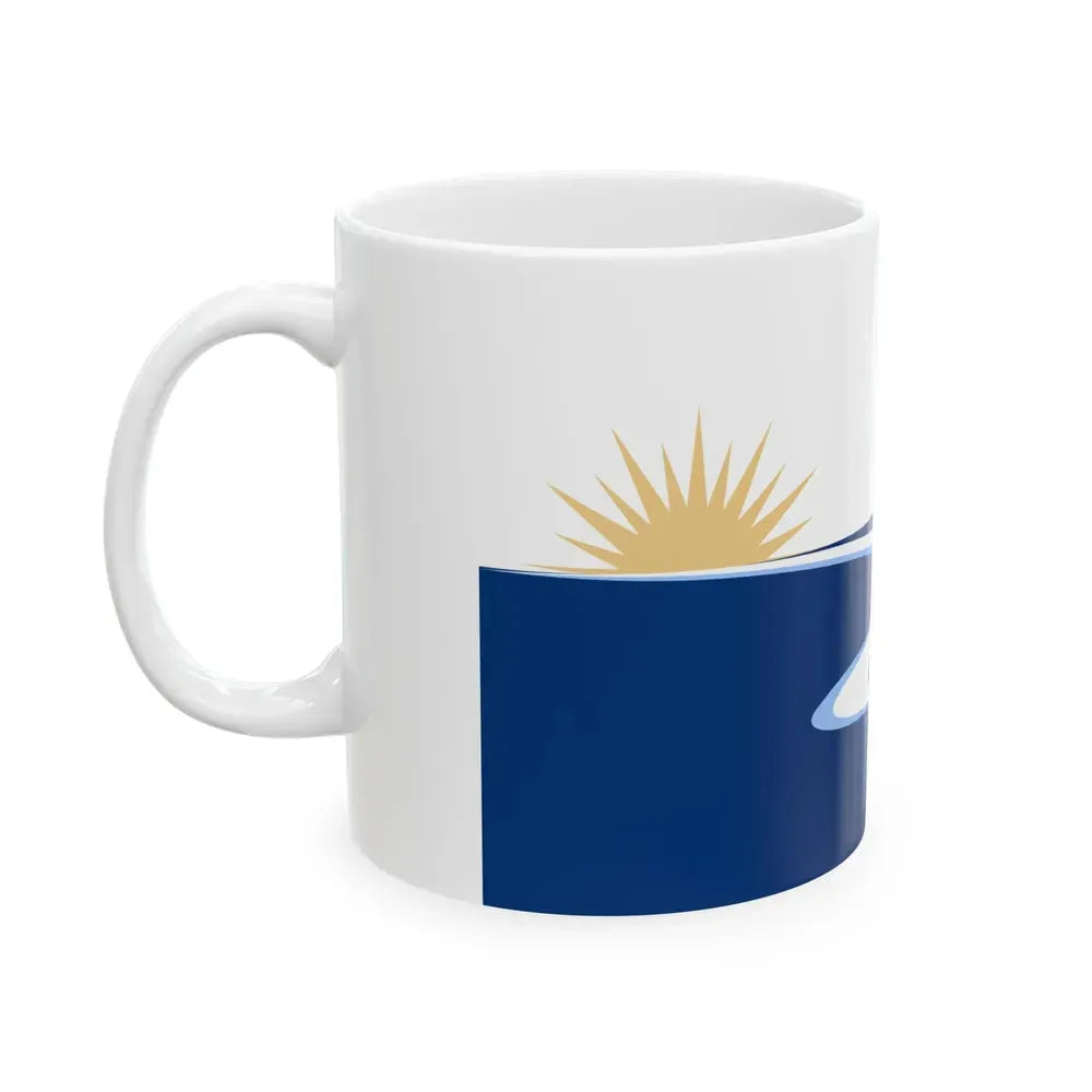Flag of Ashland Nebraska (United States) White Coffee Mug - Go Mug Yourself