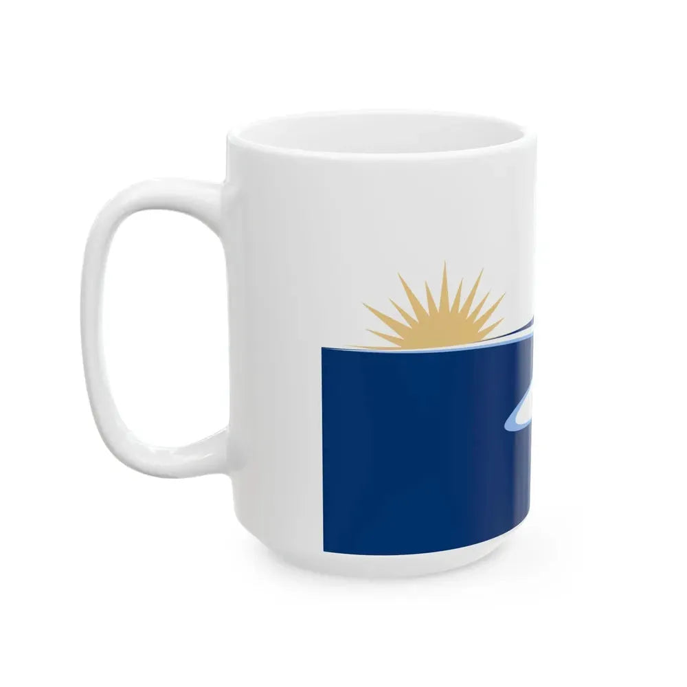 Flag of Ashland Nebraska (United States) White Coffee Mug - Go Mug Yourself
