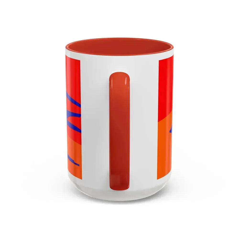 Flag of Ashtarak Armenia - Accent Coffee Mug - Go Mug Yourself
