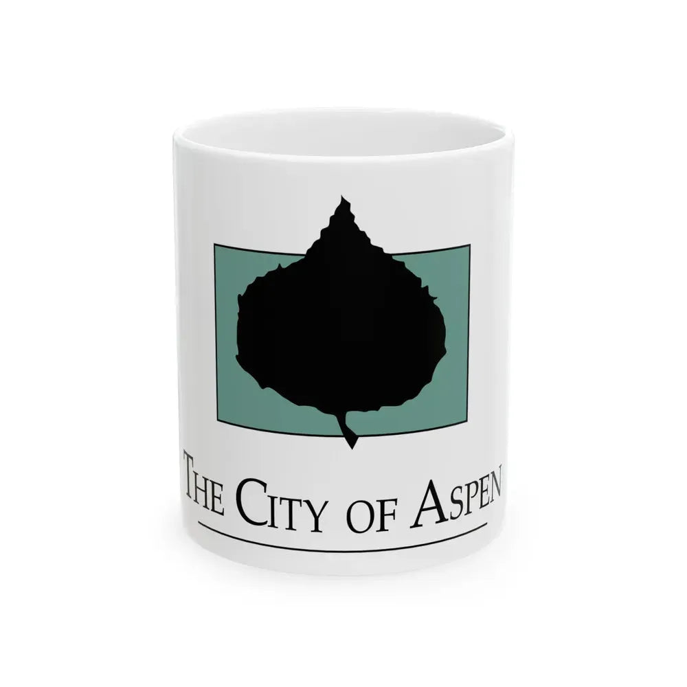 Flag of Aspen Colorado (United States) White Coffee Mug 11oz - Go Mug Yourself