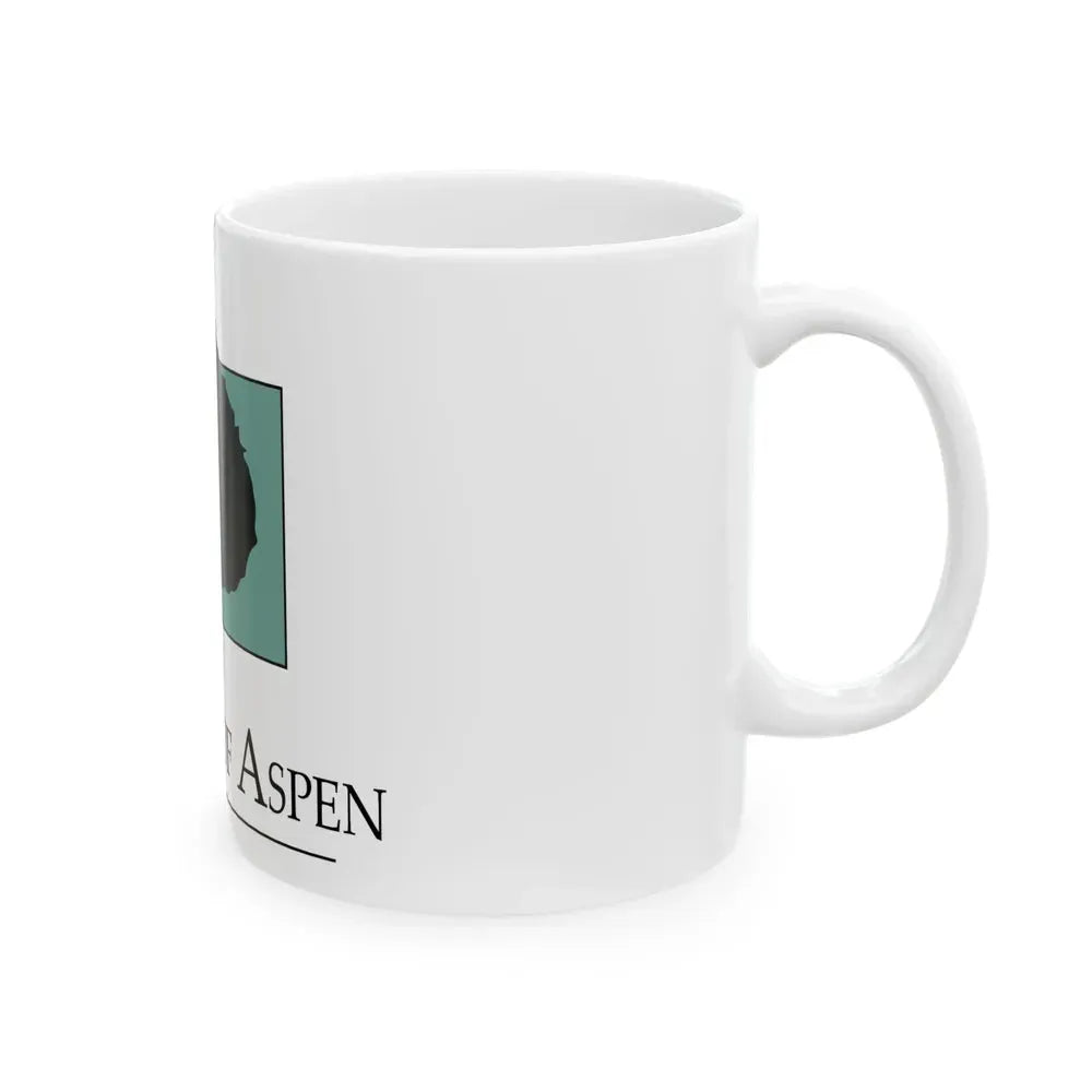 Flag of Aspen Colorado (United States) White Coffee Mug - Go Mug Yourself
