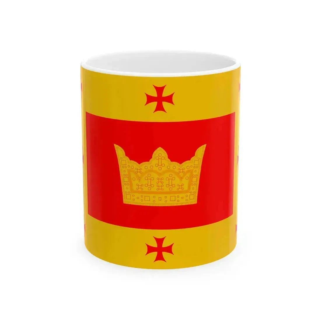 Flag of Aspindza Municipality (Georgia) White Coffee Mug 11oz - Go Mug Yourself