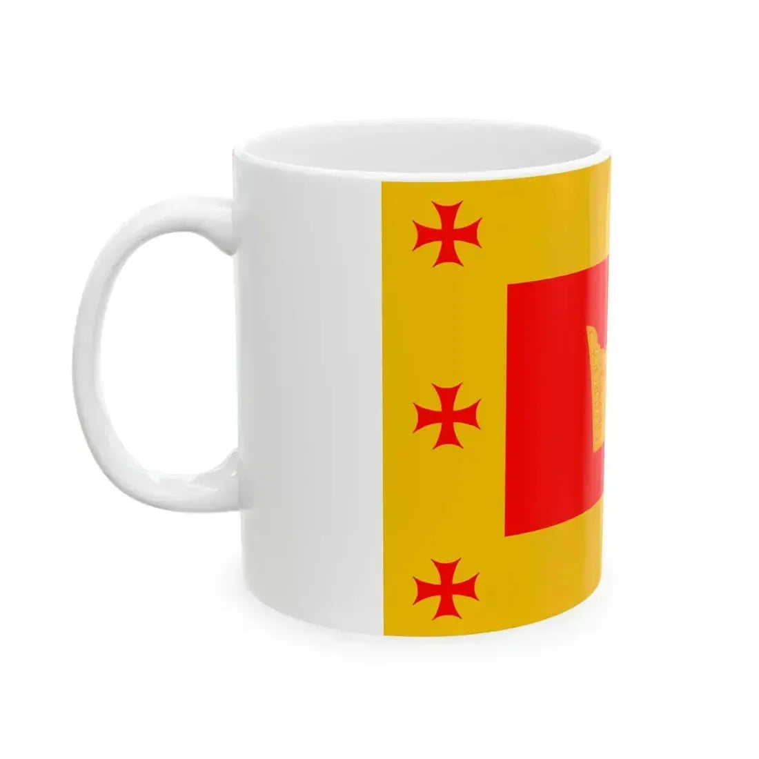 Flag of Aspindza Municipality (Georgia) White Coffee Mug - Go Mug Yourself