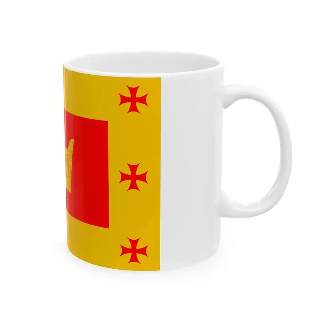 Flag of Aspindza Municipality (Georgia) White Coffee Mug - Go Mug Yourself