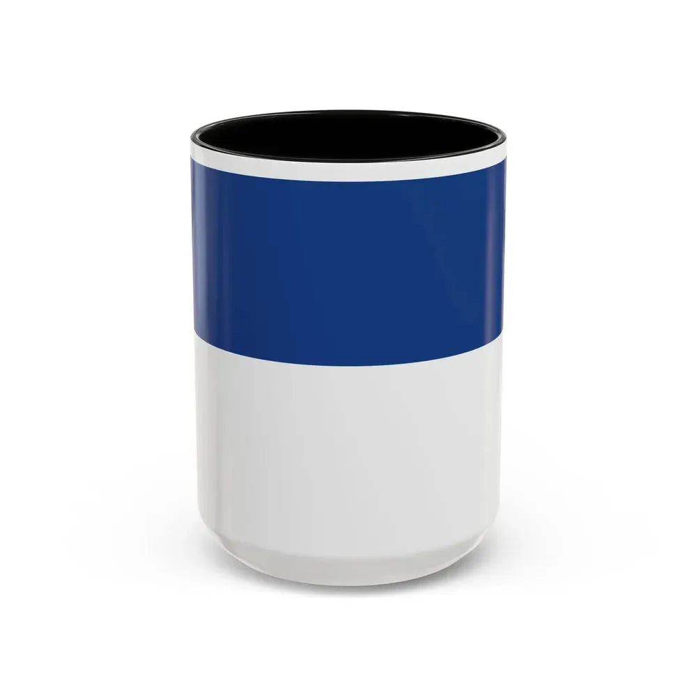 Flag of Assen the capital of the province of Drenthe Netherlands - Accent Coffee Mug 15oz Black - Go Mug Yourself