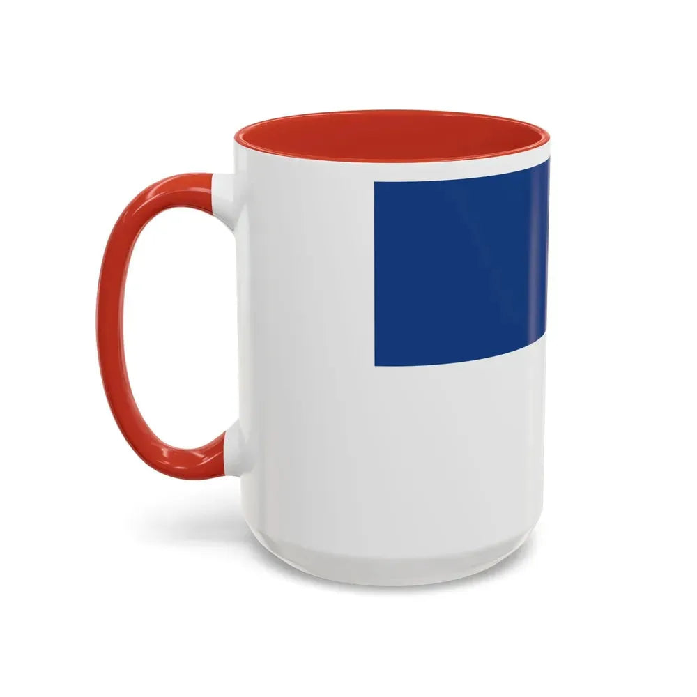 Flag of Assen the capital of the province of Drenthe Netherlands - Accent Coffee Mug - Go Mug Yourself