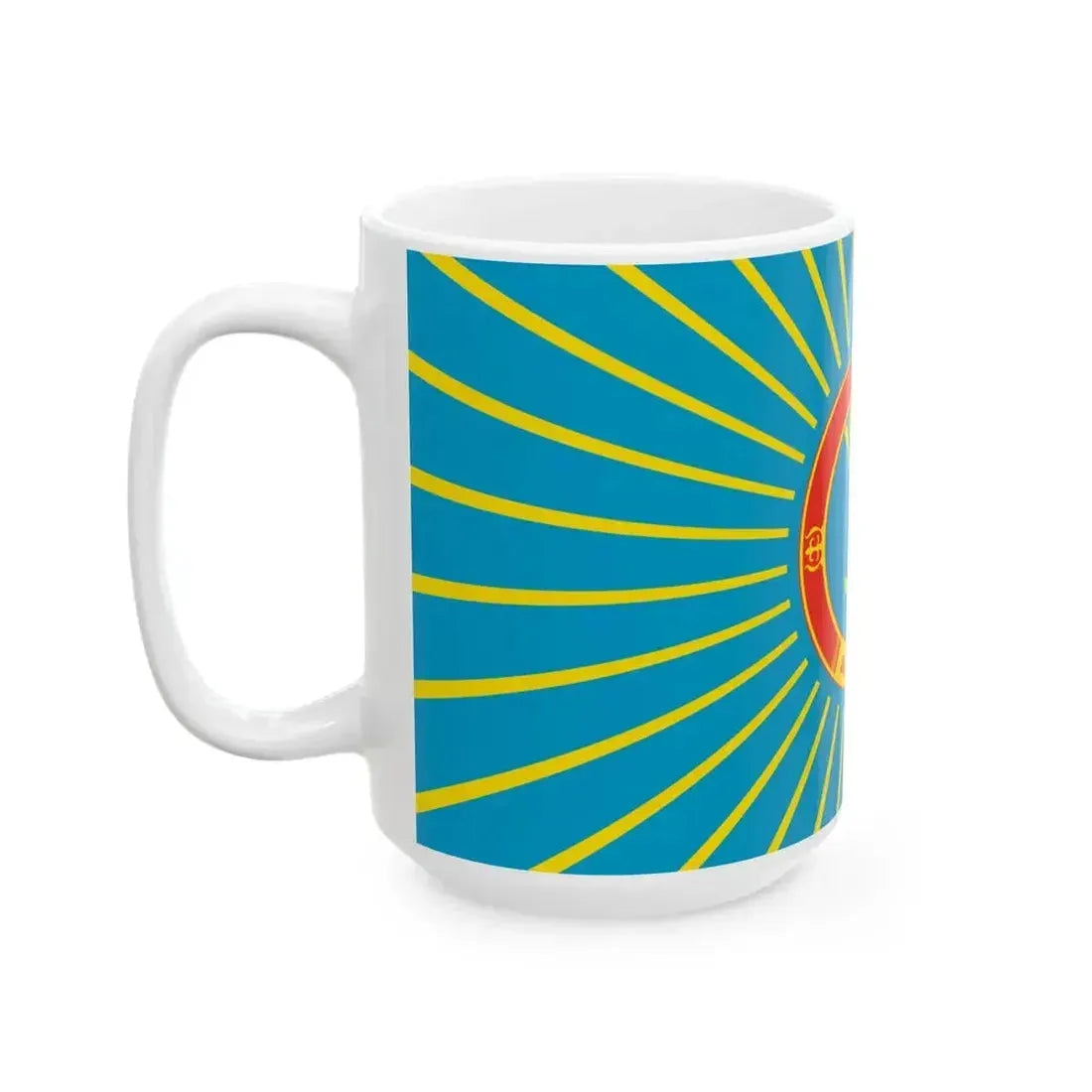 Flag of Astana Kazakhstan (Kazakhstan) White Coffee Mug - Go Mug Yourself