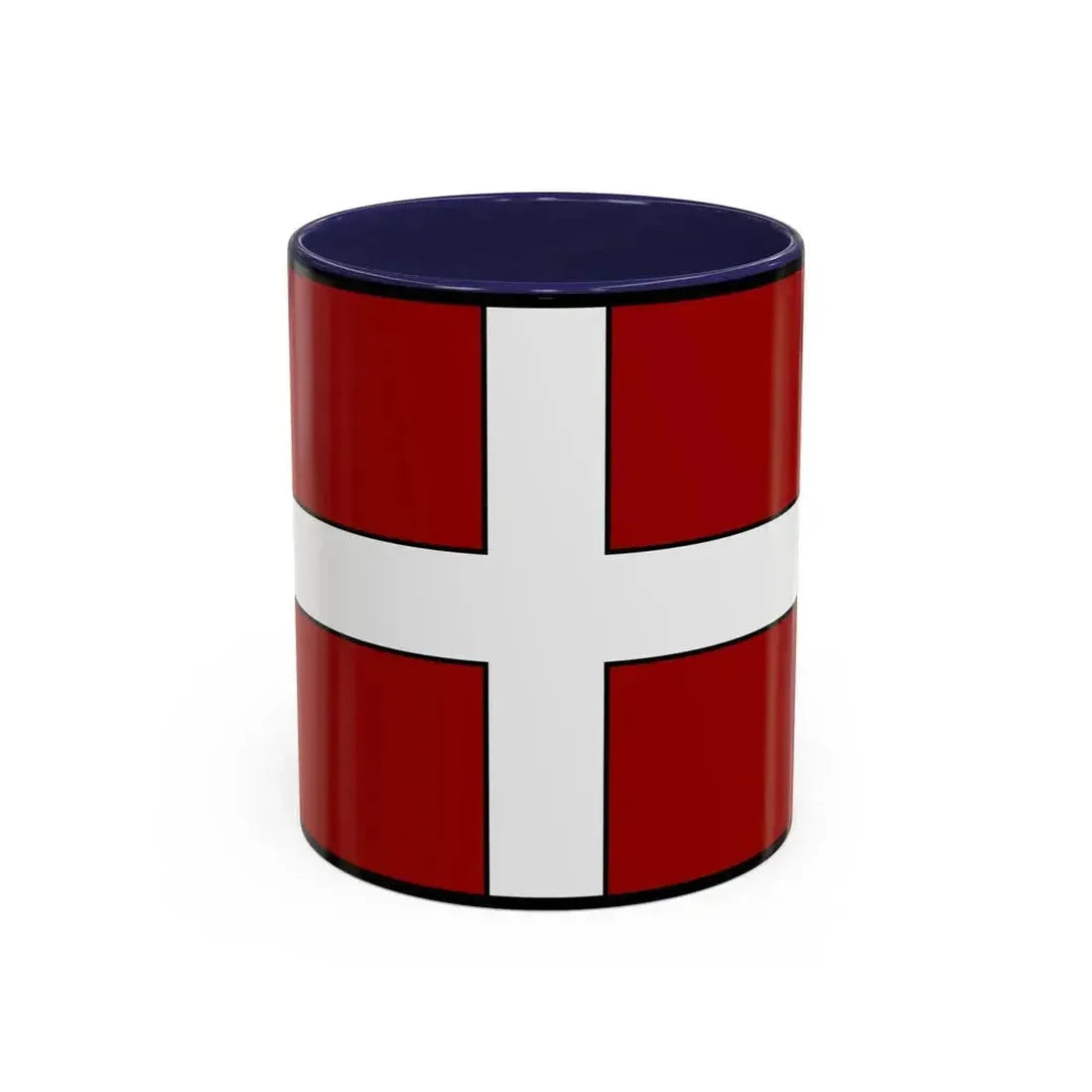Flag of Asti Italy - Accent Coffee Mug 11oz Navy - Go Mug Yourself