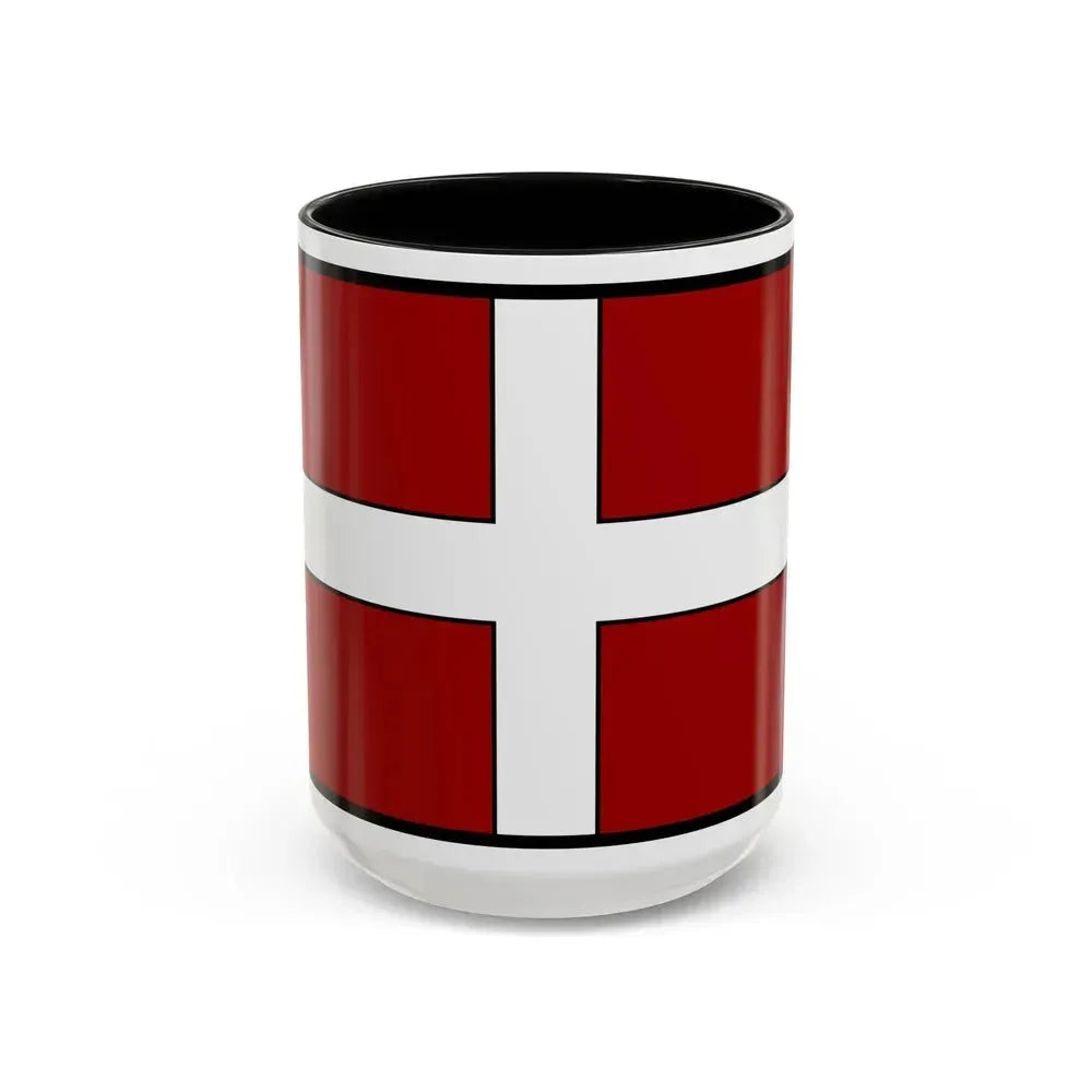 Flag of Asti Italy - Accent Coffee Mug 15oz Black - Go Mug Yourself
