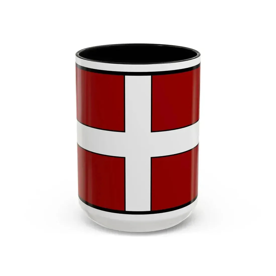 Flag of Asti Italy - Accent Coffee Mug 15oz Black - Go Mug Yourself