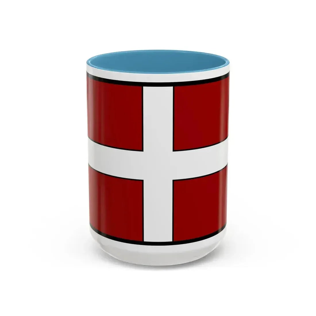 Flag of Asti Italy - Accent Coffee Mug 15oz Light Blue - Go Mug Yourself