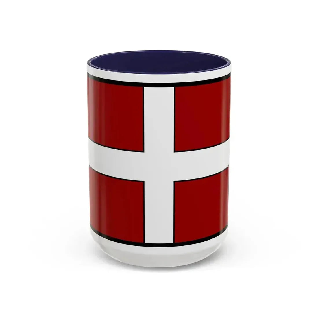 Flag of Asti Italy - Accent Coffee Mug 15oz Navy - Go Mug Yourself