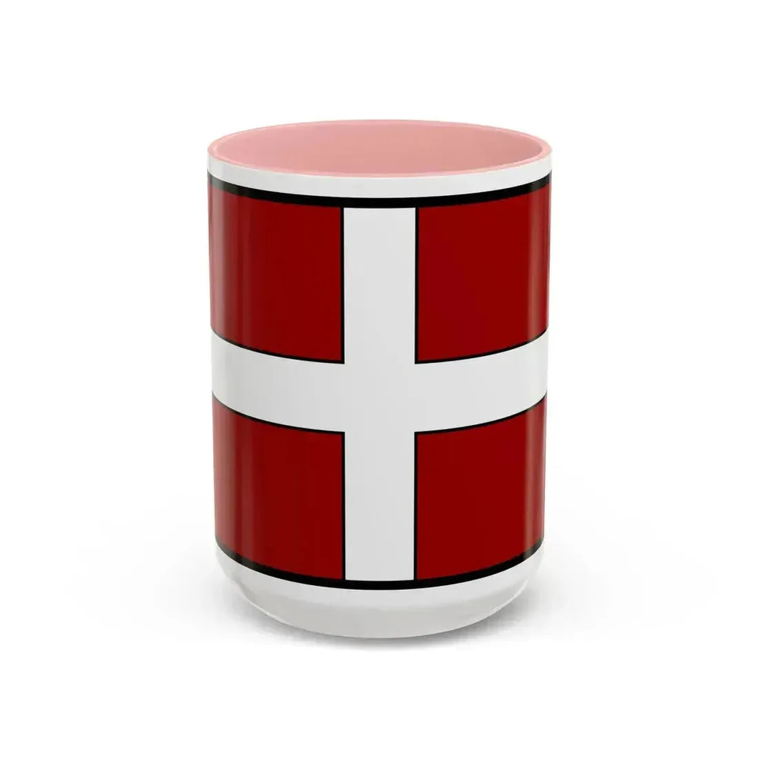 Flag of Asti Italy - Accent Coffee Mug 15oz Pink - Go Mug Yourself