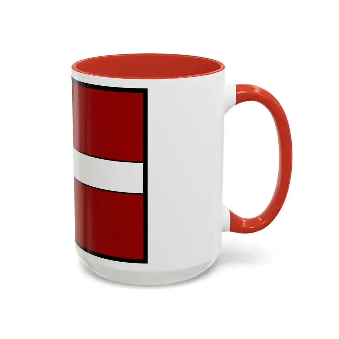 Flag of Asti Italy - Accent Coffee Mug - Go Mug Yourself