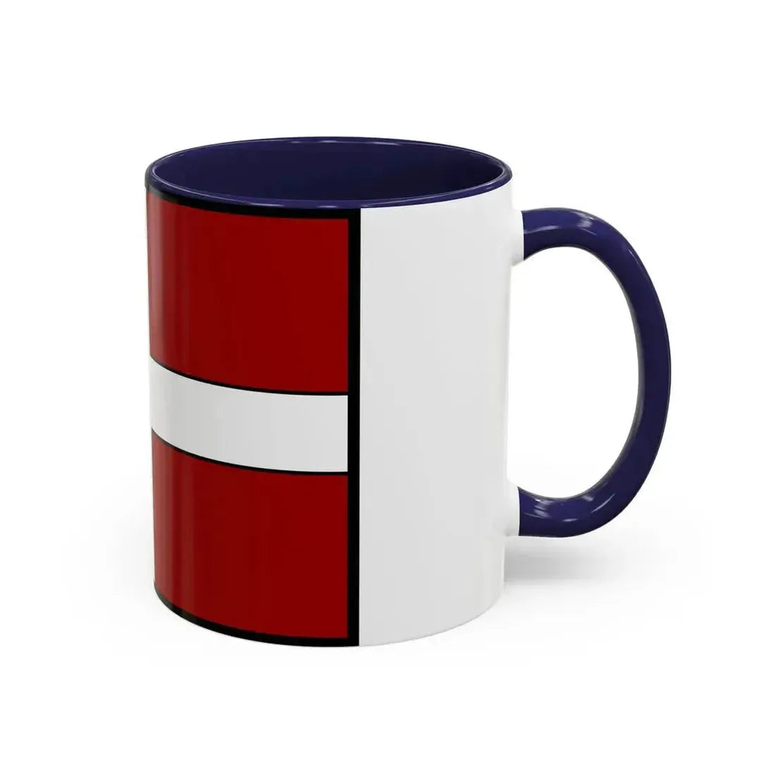 Flag of Asti Italy - Accent Coffee Mug - Go Mug Yourself