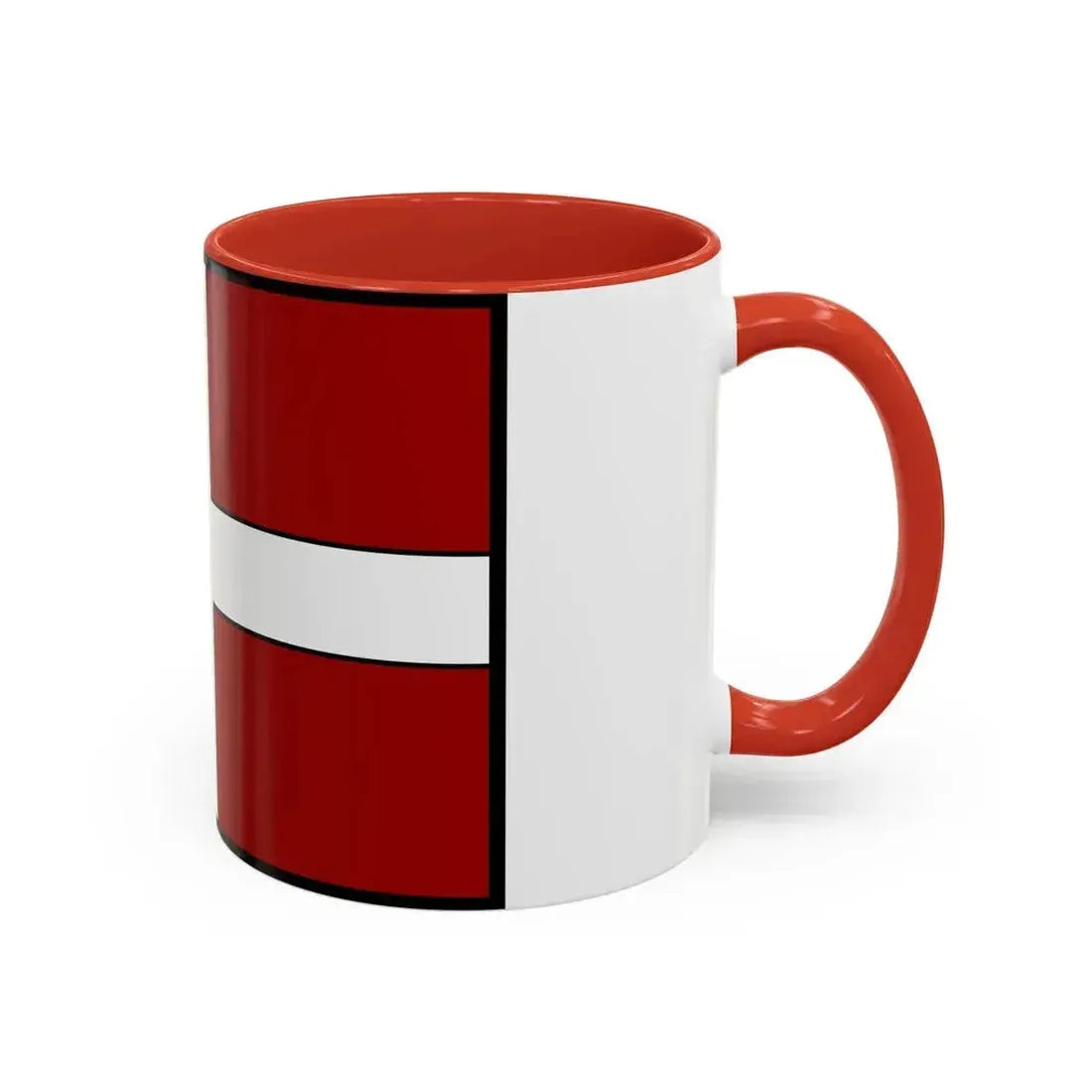 Flag of Asti Italy - Accent Coffee Mug - Go Mug Yourself