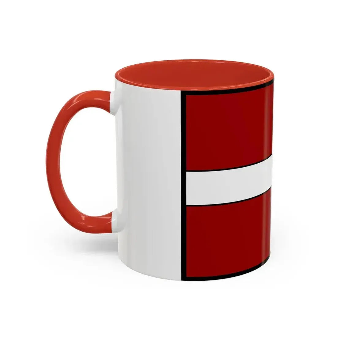 Flag of Asti Italy - Accent Coffee Mug - Go Mug Yourself