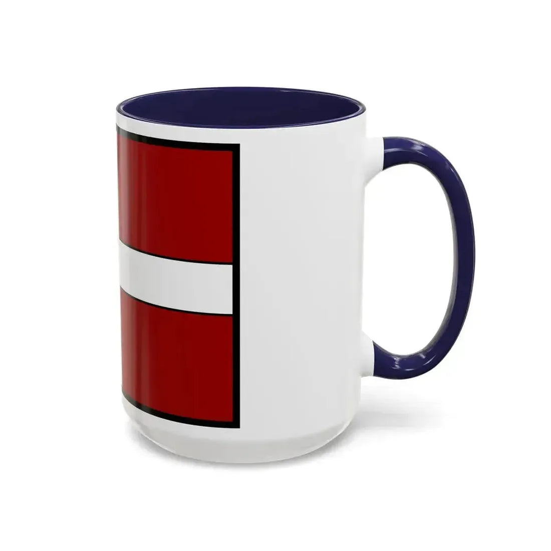 Flag of Asti Italy - Accent Coffee Mug - Go Mug Yourself