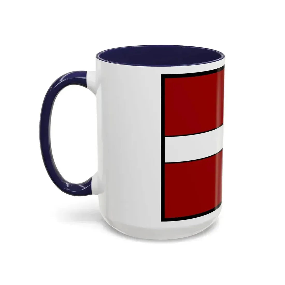 Flag of Asti Italy - Accent Coffee Mug - Go Mug Yourself
