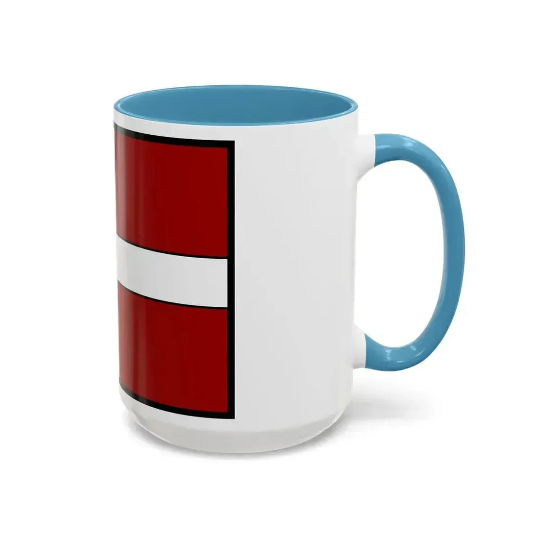 Flag of Asti Italy - Accent Coffee Mug - Go Mug Yourself