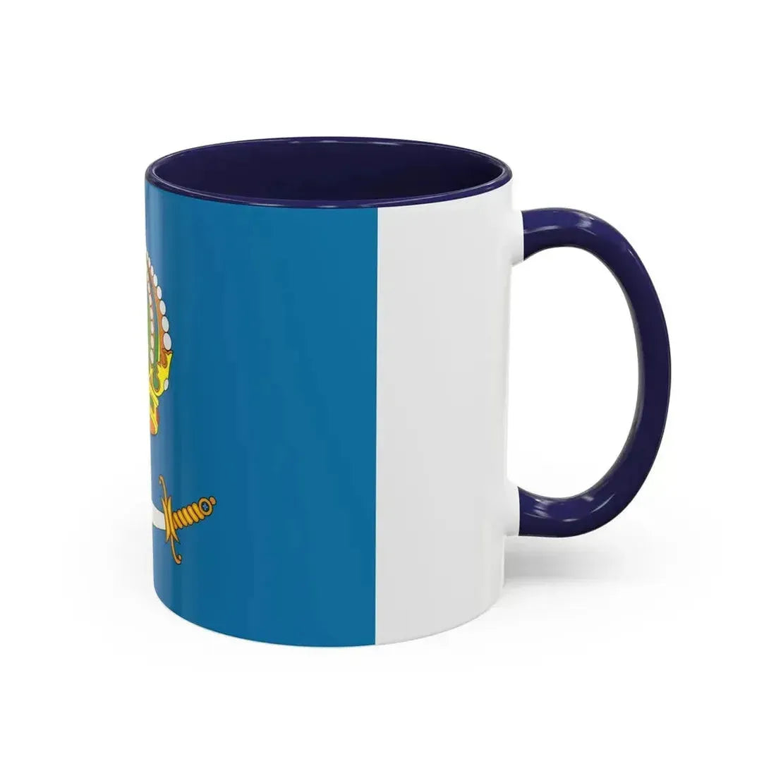 Flag of Astrakhan Oblast Russia - Accent Coffee Mug - Go Mug Yourself