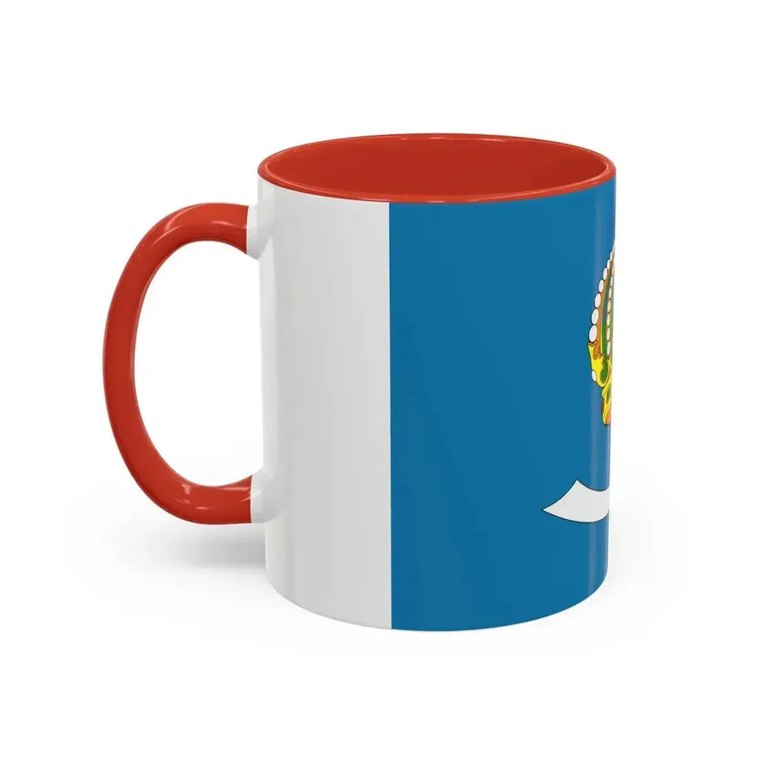 Flag of Astrakhan Oblast Russia - Accent Coffee Mug - Go Mug Yourself