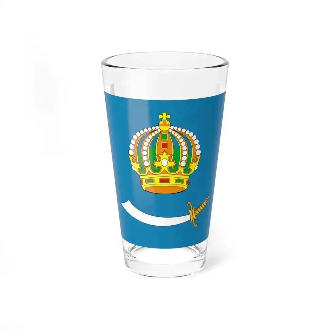 Flag of Astrakhan Oblast Russia - Pint Glass 16oz 16oz - Go Mug Yourself