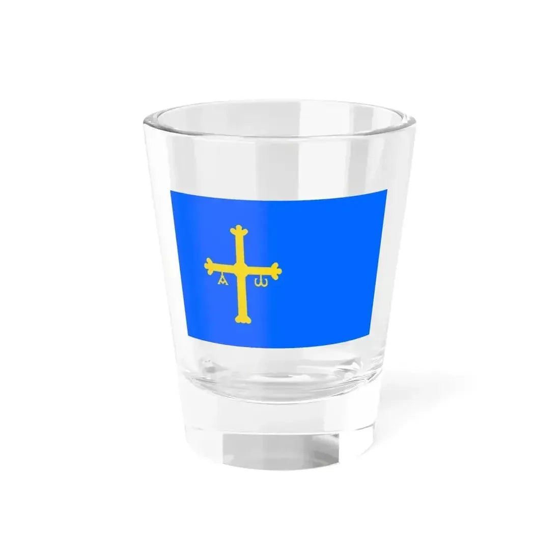 Flag of Asturias Spain - Shot Glass 1.5oz 1.5oz - Go Mug Yourself