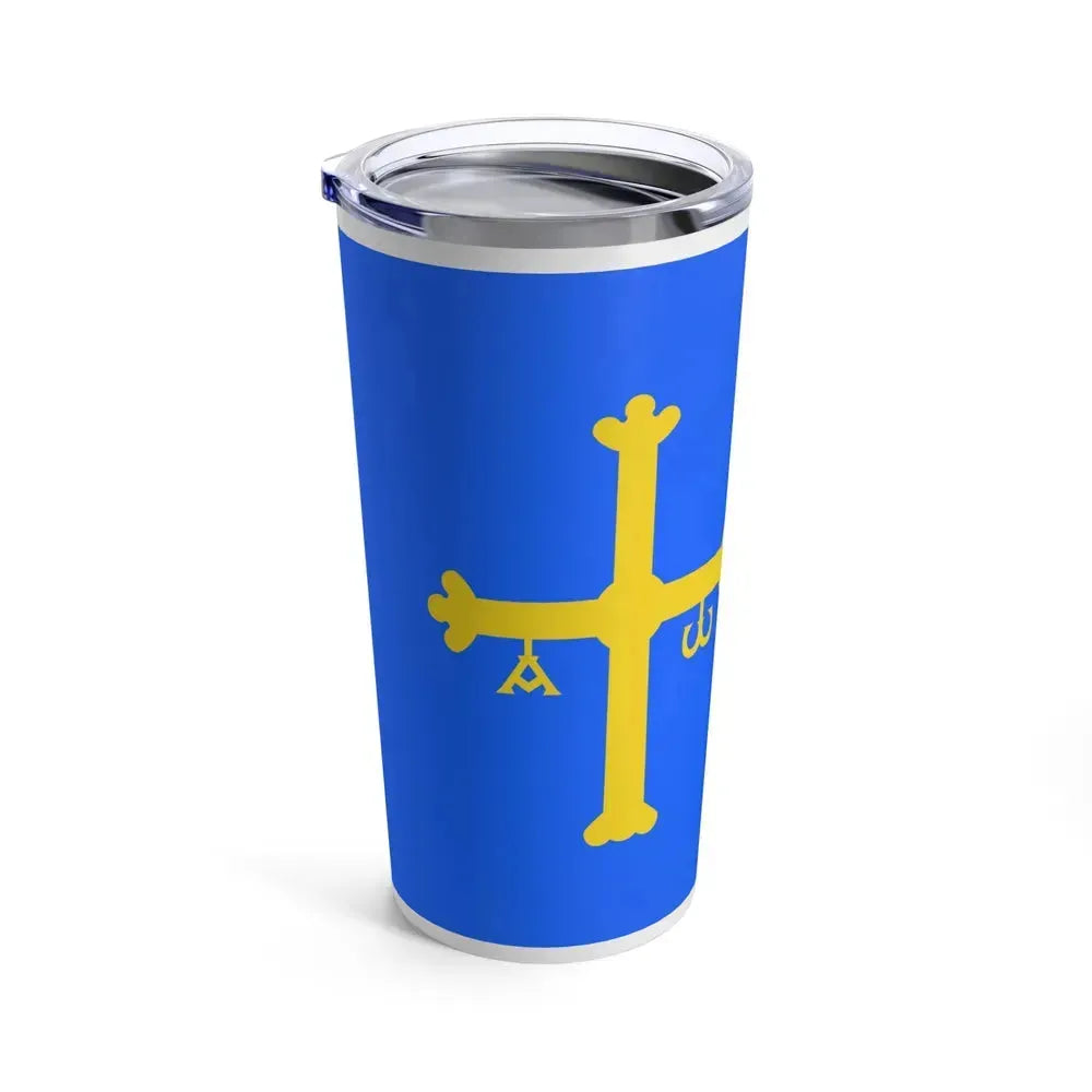 Flag of Asturias Spain - Tumbler 20oz - Go Mug Yourself