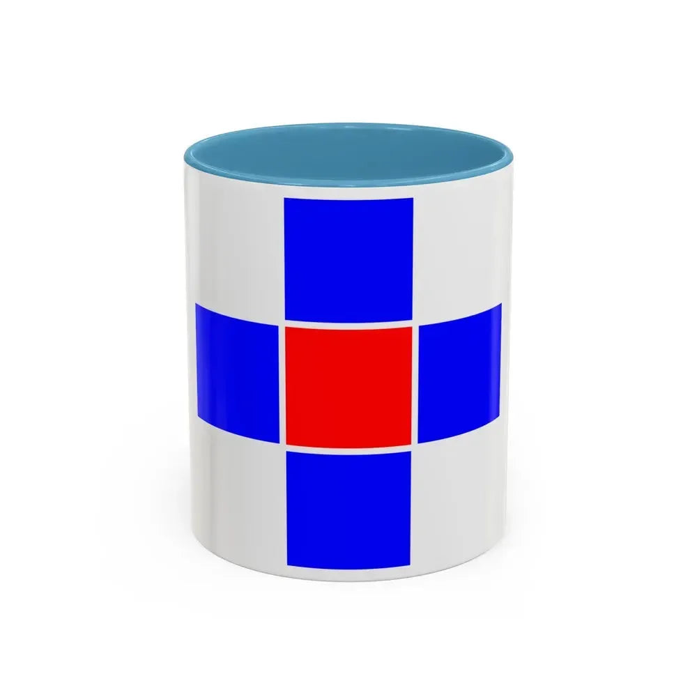 Flag of Attard Malta - Accent Coffee Mug 11oz Light Blue - Go Mug Yourself