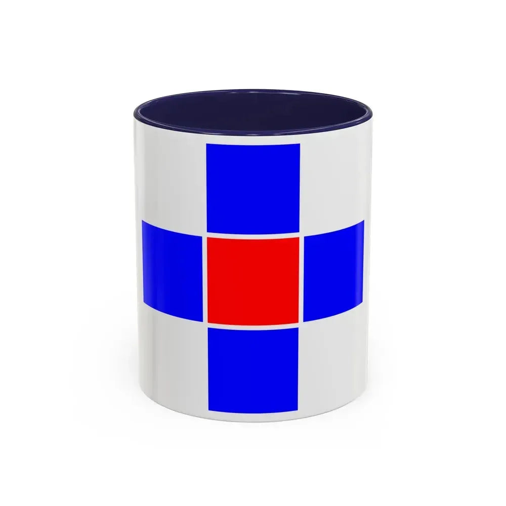 Flag of Attard Malta - Accent Coffee Mug 11oz Navy - Go Mug Yourself