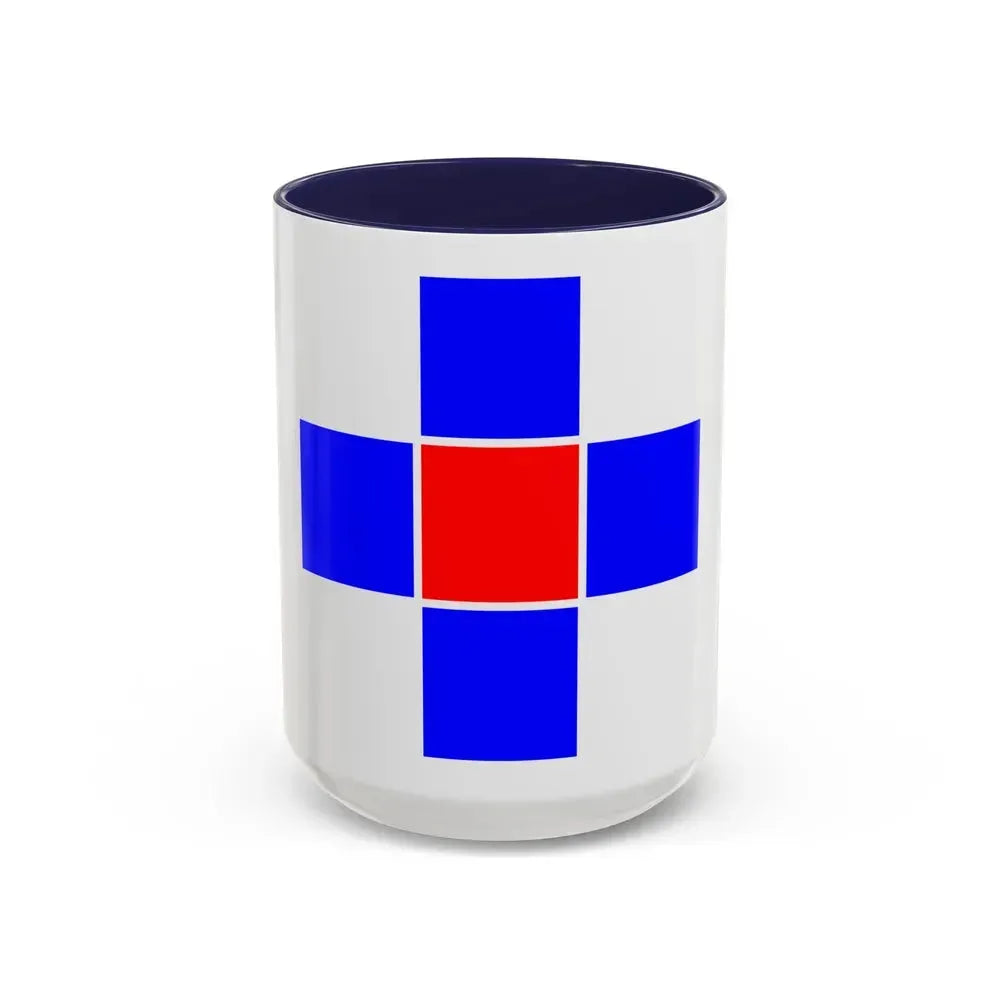 Flag of Attard Malta - Accent Coffee Mug 15oz Navy - Go Mug Yourself