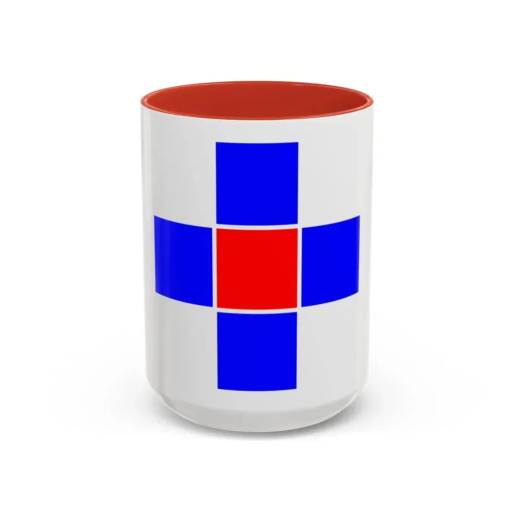 Flag of Attard Malta - Accent Coffee Mug 15oz Red - Go Mug Yourself