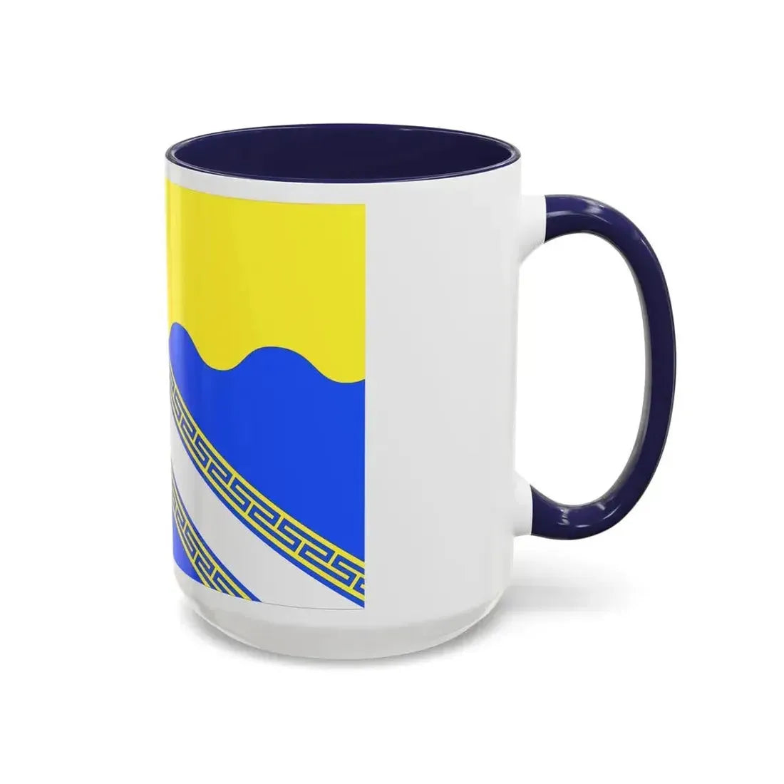 Flag of Aube France 2 - Accent Coffee Mug - Go Mug Yourself
