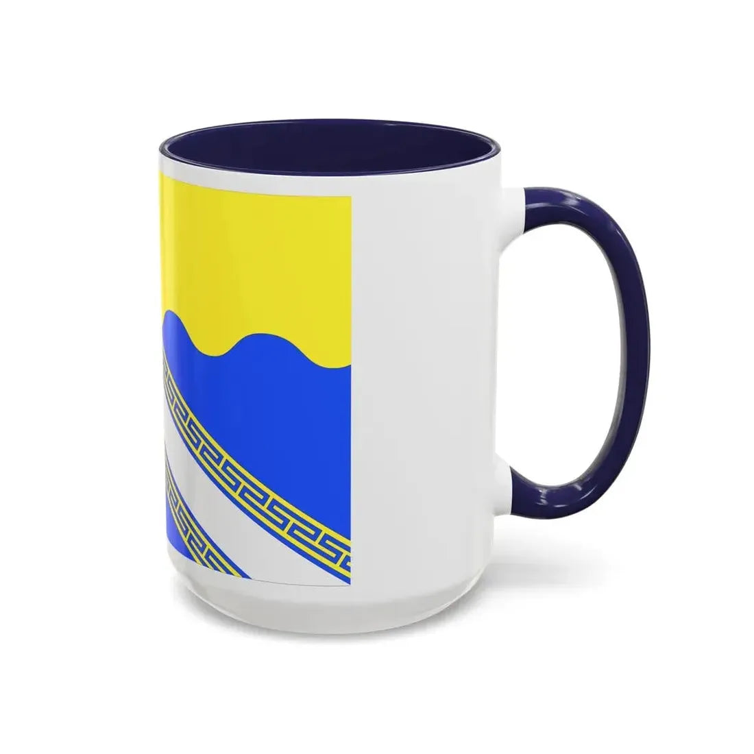 Flag of Aube France 2 - Accent Coffee Mug - Go Mug Yourself