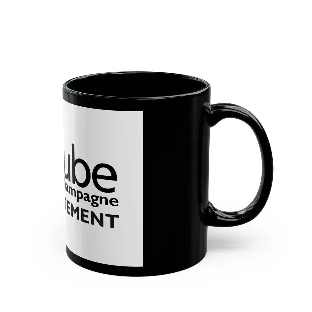 Flag of Aube France - Black Coffee Mug - Go Mug Yourself