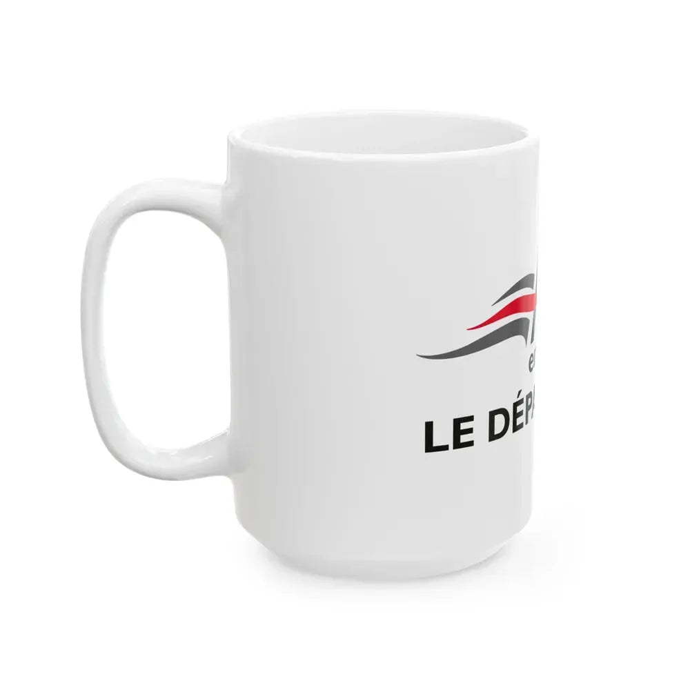 Flag of Aube France - White Coffee Mug - Go Mug Yourself