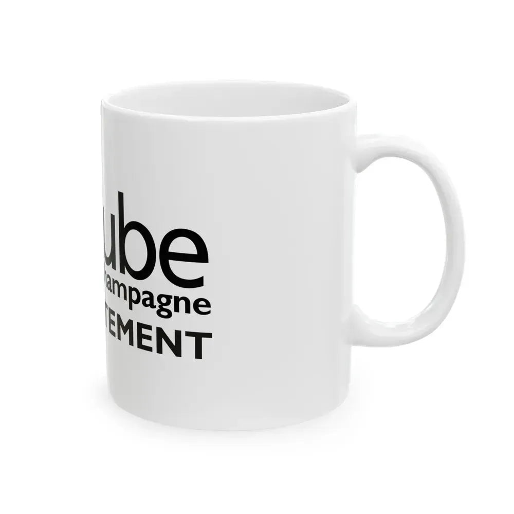 Flag of Aube France - White Coffee Mug - Go Mug Yourself