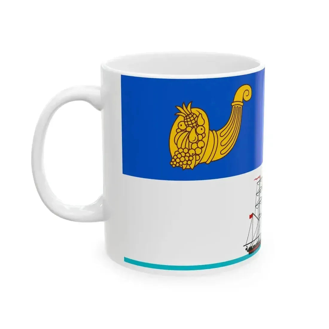 Flag of Auckland (New Zealand) White Coffee Mug - Go Mug Yourself
