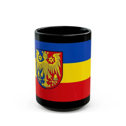 Flag of Aurich Germany - Black Coffee Mug 15oz - Go Mug Yourself