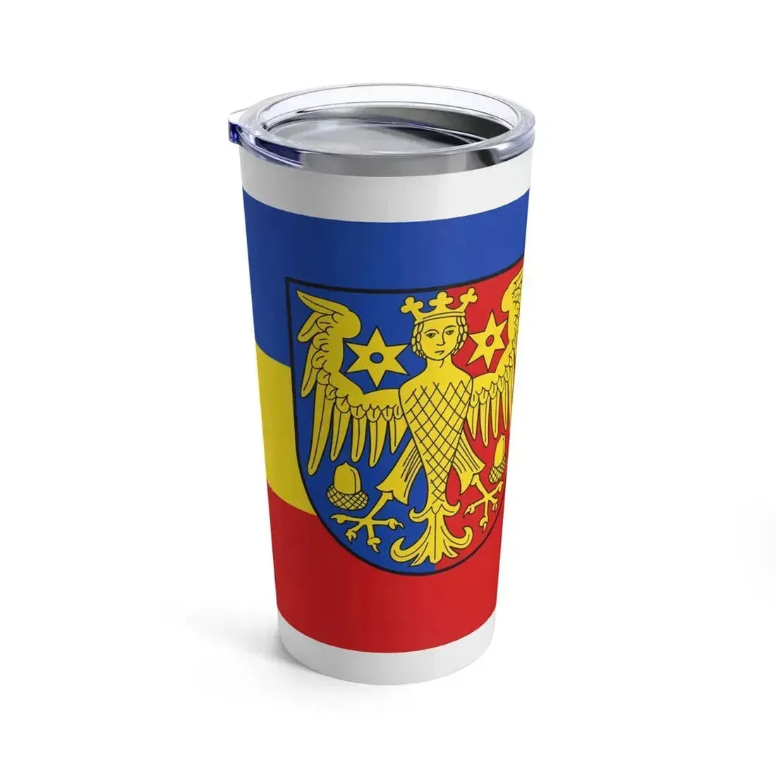 Flag of Aurich Germany - Tumbler 20oz - Go Mug Yourself