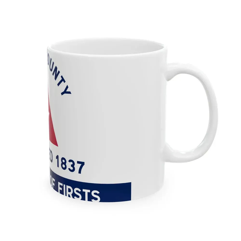 Flag of Austin County Texas (United States) White Coffee Mug - Go Mug Yourself