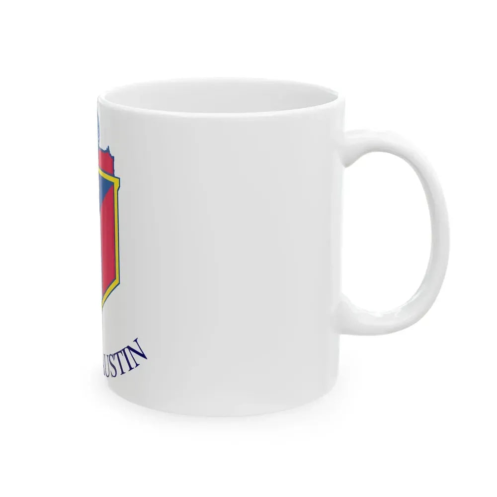 Flag of Austin Texas (United States) White Coffee Mug - Go Mug Yourself
