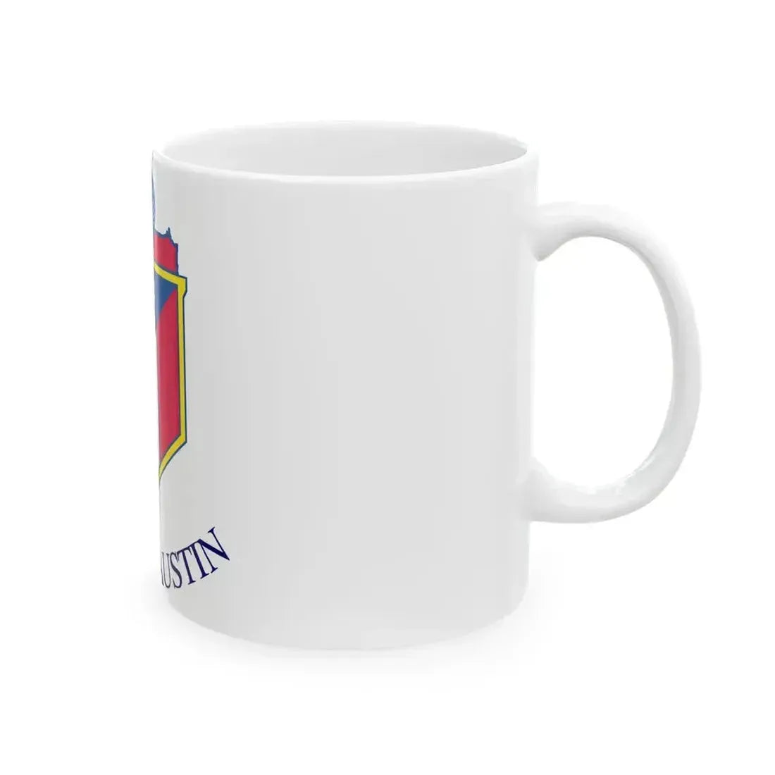 Flag of Austin Texas (United States) White Coffee Mug - Go Mug Yourself