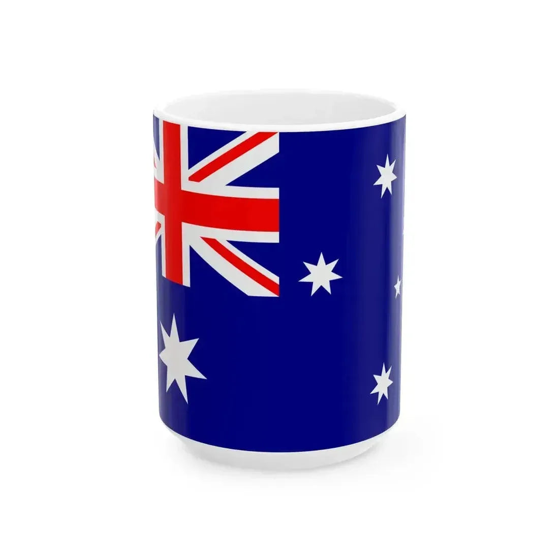 Flag of Australia 3-2 (Australia) White Coffee Mug 15oz - Go Mug Yourself