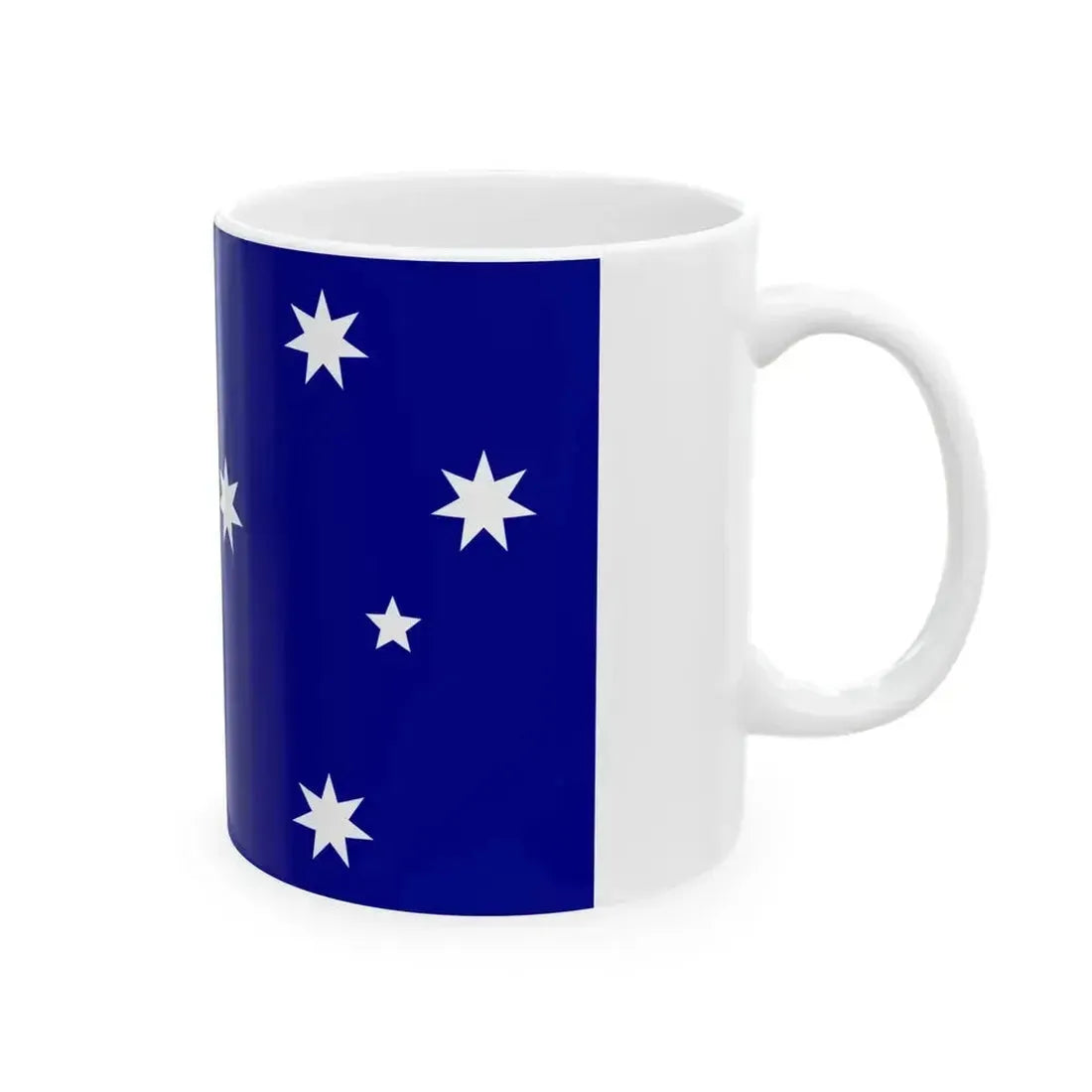 Flag of Australia 3-2 (Australia) White Coffee Mug - Go Mug Yourself